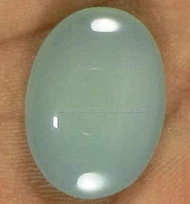 Aqua Chalcedony 17x23mm Oval Cabochon 430 gms Loose Gemstone IG0474