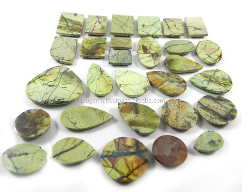 29 Pcs Natural Cyber Web Chrysocolla 100 Gms Free Form Cabochon Loose Gemstone IG0486
