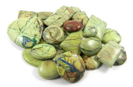 29 Pcs Natural Cyber Web Chrysocolla 100 Gms Free Form Cabochon Loose Gemstone IG0486