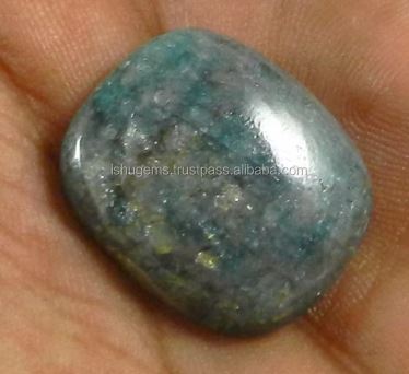 Natural Neon Apatite Cabochon 432 gm Cushion 1822mm Loose Gemstone
