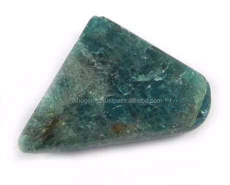 Natural Neon Apatite Cabochon 332 gms Fancy Shape 19x21mm gemstone For jewelry IG0522