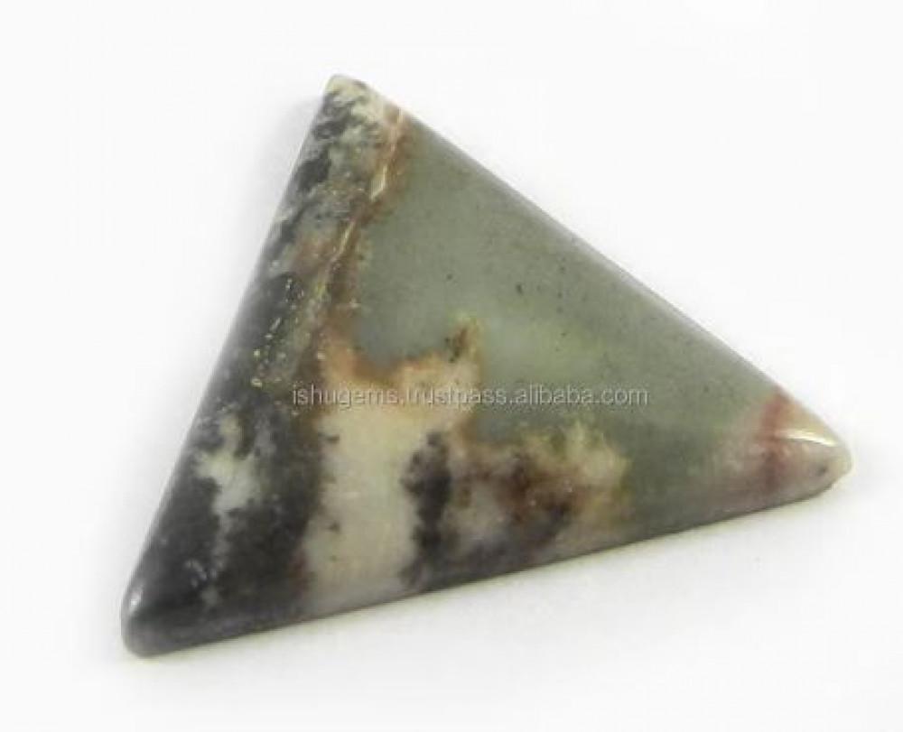 Image of 2.03 gms Natural Outback Jasper Triangle Cabochon 20mm Gemstone For jewelry IG0532