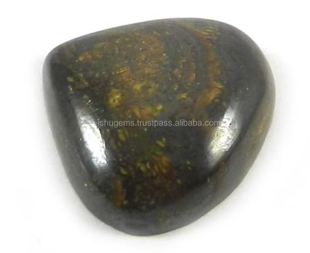 Natural Boulder opal 215 gms Heart cab 1617mm gemstone For jewelry