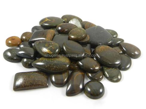 44 Pcs Natural Boulder Opal 100 Gms Free Form Cabochon Gemstone IG0546
