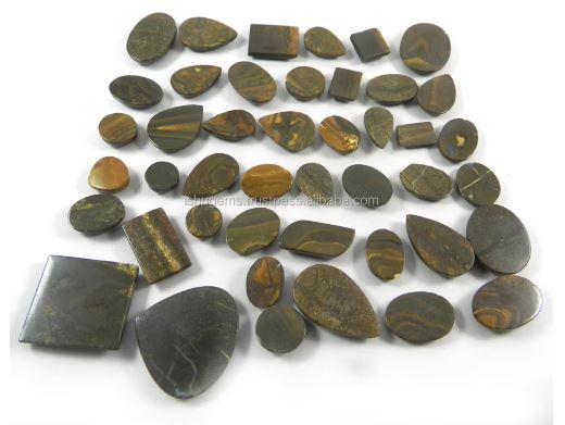 44 Pcs Natural Boulder Opal 100 Gms Free Form Cabochon Gemstone IG0546