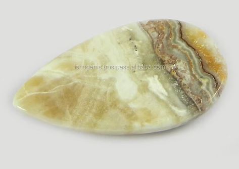 Crazy Lace Agate 29x17mm Pear Cabochon 393 gms Loose Gemstone For Jewelry Making