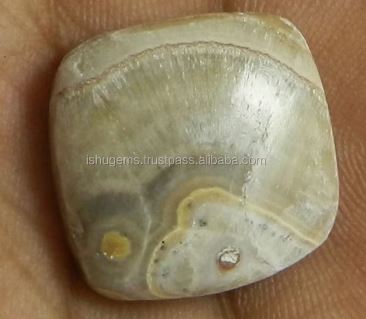 Birthstone Natural Crazy Lace Agate 19x19mm Cushion Cabochon 380 gms Loose Gemstone For Jewelry Making