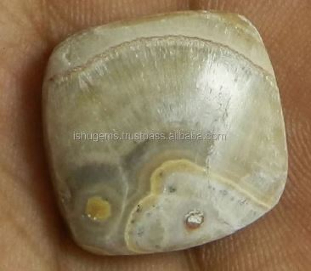 Image of Birthstone ! Natural Crazy Lace Agate 19x19mm Cushion Cabochon 3.80 gms Loose Gemstone For Jewelry Making