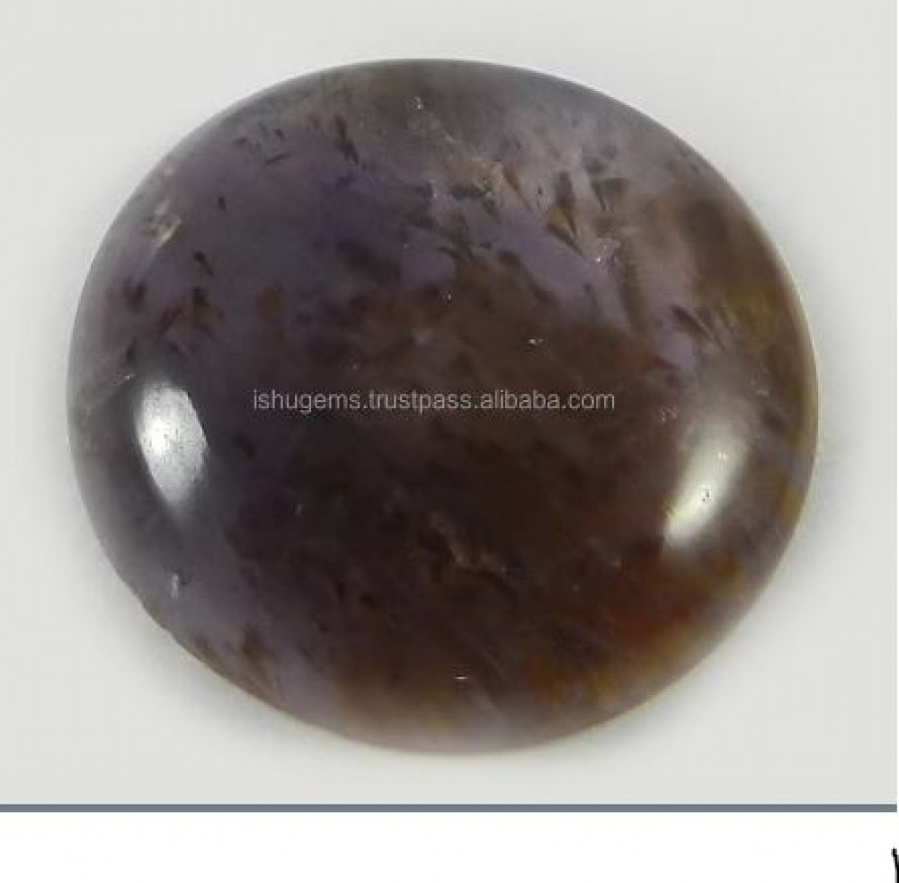 Image of Hot sale! Cacoxenite 3.50 gms Round Cabochon 21mm Loose Gemstone For Jewelry Making