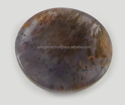 Hot sale Cacoxenite 350 gms Round Cabochon 21mm Loose Gemstone For Jewelry Making