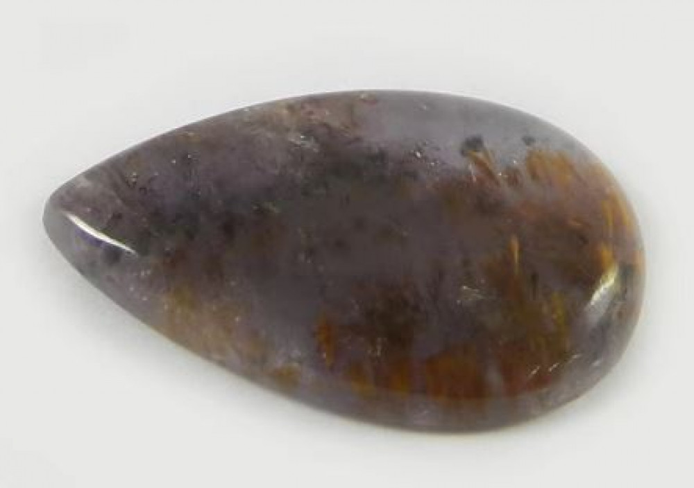 Image of Best Quality Natural Cacoxenite 2.10 gms 14*23mm Pear Cabochon Loose Gemstone IG0557