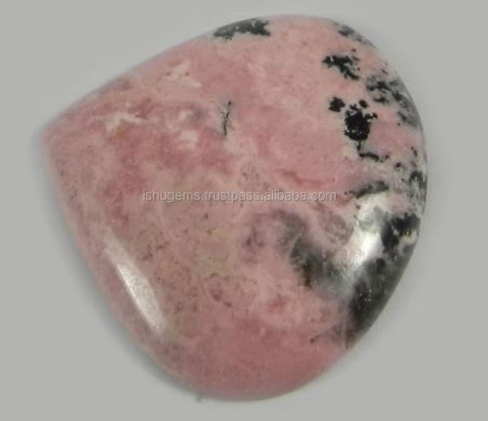 Image of Pink Rhodochrosite 7.04 gms Heart cab 30x28mm Loose Gemstone For Jewelry Making