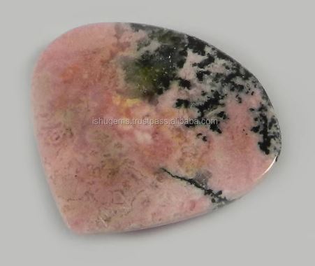 Pink Rhodochrosite 704 gms Heart cab 30x28mm Loose Gemstone For Jewelry Making