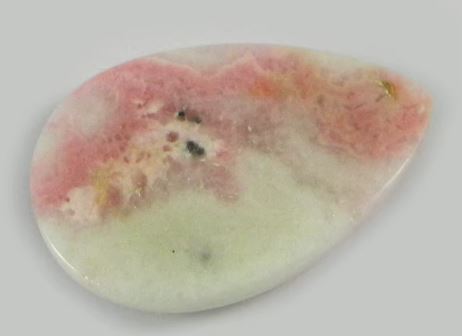 High Quality Natural Pink Rhodochrosite 19X26mm Pear Cabochon 450 Gms Loose Gemstone For Jewelry Making
