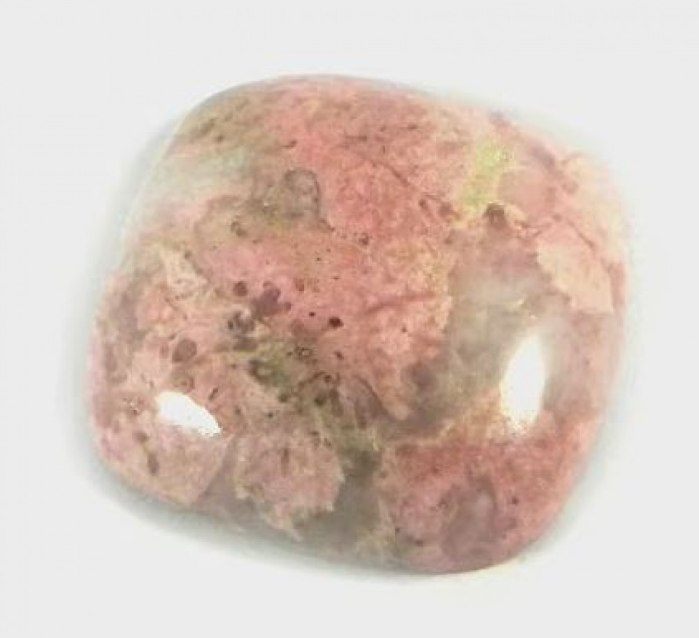 Image of Pink Rhodochrosite 19mm Cushion Cabochon 4.20 gms Loose Gemstone For Jewelry