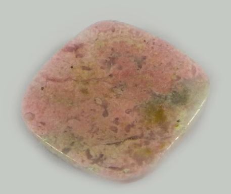 Pink Rhodochrosite 19mm Cushion Cabochon 420 gms Loose Gemstone For Jewelry
