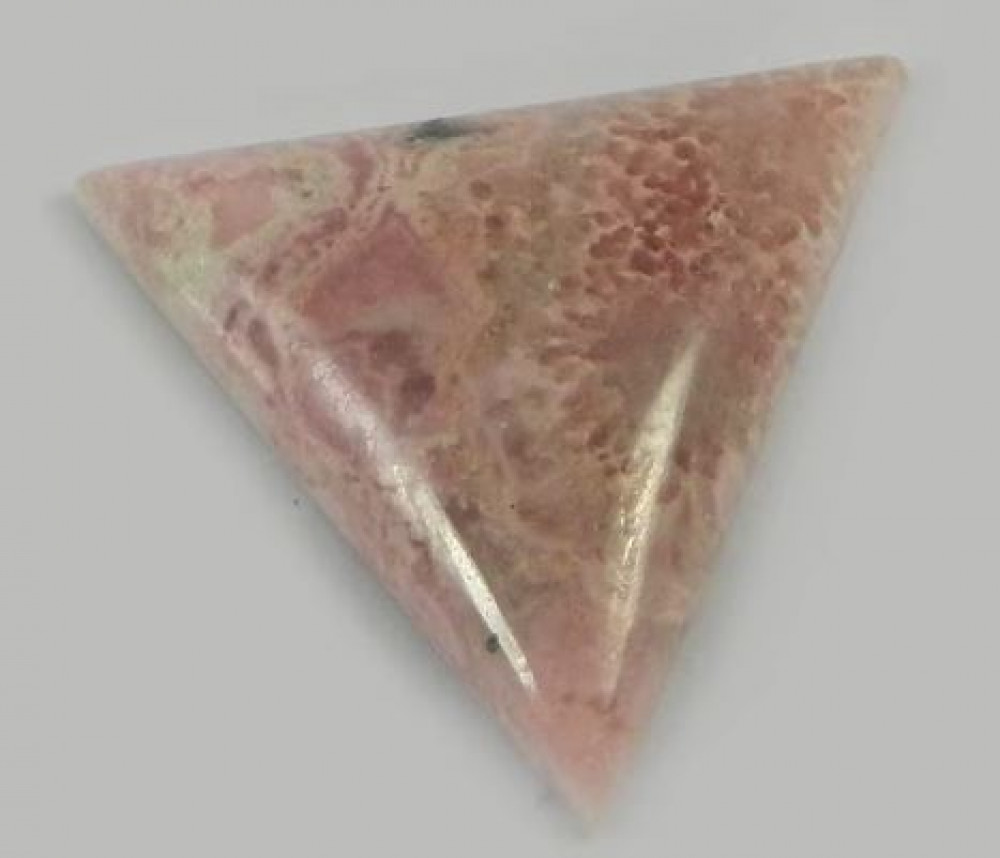 Image of Best Quality Rhodochrosite 22mm Triangle Cabochon 5.50 gms gemstone IG0580