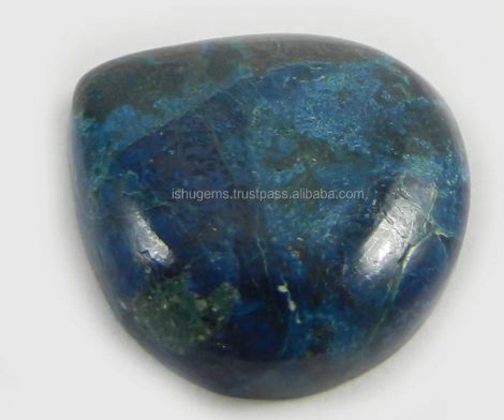 Image of Elegant Shattuckite Jasper 20x20mm Heart Cabochon 4.38 gms Gemstone for Jewelry