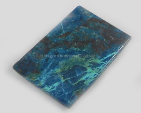 Natural Shattuckite 18x25mm Rectangle Cabochon 464 gms Loose Gemstone