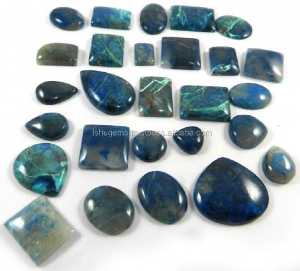 Image of 27 pcs Gift pack Shattuckite Free form 100 grm Cabochon, gemstone IG0593
