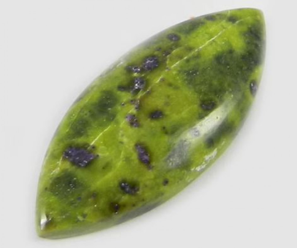 Image of Elevate Your Style Prenite Stichtite 3.61 gms, 14x34mm Marquise Cab Cabochon gemstone