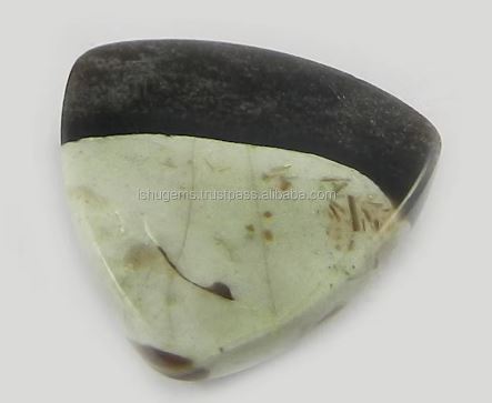 Natural Peanut Jasper 16x16mm Trillion Cabochon Loose Gemstone for Jewelry