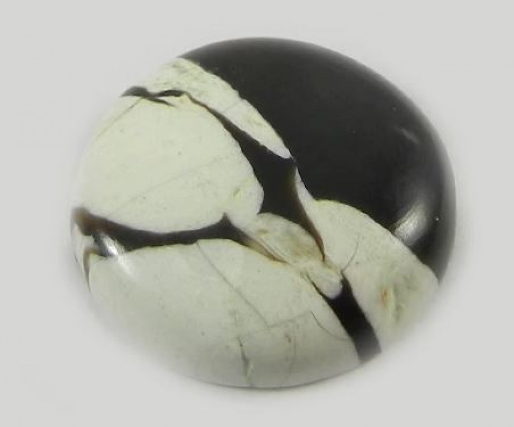 Image of Natural Peanut Jasper 18mm Round Loose Gemstone For Jewelry