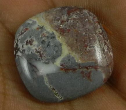 435 Gms Natural Picasso Jasper 22x22mm Cushion Square Wholesale Cabochon Loose Gemstone Ishu Gems Model IG0619
