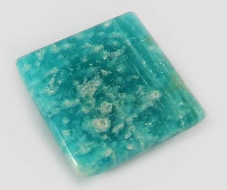 470 gms Natural Amazonite 18mm Square Cabochon Loose Gemstone For Jewelry Making