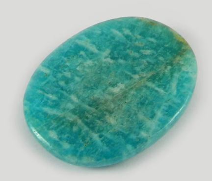 Natural Amazonite 31x24mm oval cab gemstone For Jewelry Making
