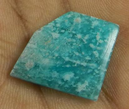 Amazonite 210 gms 20mm fancy cabochon loose gemstone for jewelry