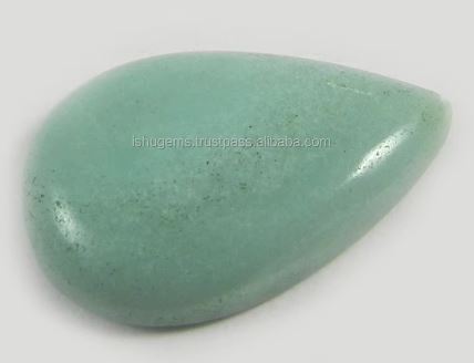 Natural Milky Aquamarine 450 Gms Pear Cabochon 28x18mm Loose Gemstone For Jewelry Making