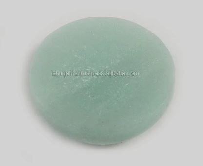 Natural Milky Aquamarine 15mm Round Cabochon 210 Gms Gemstone for Jewelry IG0632