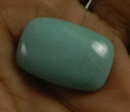 Indian Wholesaler Ishu Gems Natural Milky Aquamarine 28x18mm Long Cushion Cab 610gms Loose Gemstone IG0634 for Jewelry Making