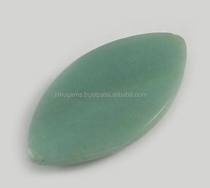 Natural Milky Aquamarine 210 gms Marquise Cabochon 1222mm Gemstone For Jewelry