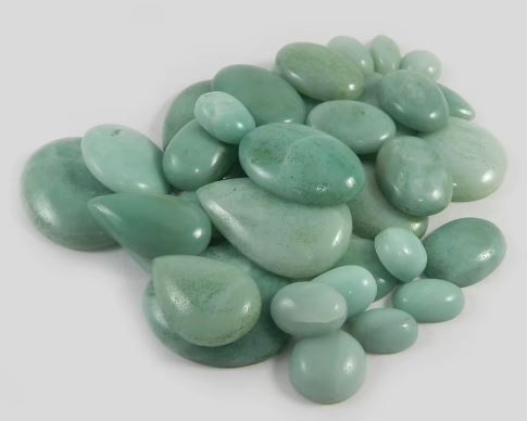37 pcs  Milky Aquamarine 100 gms Free form cabochon loose gemstone for jewelry IG0637