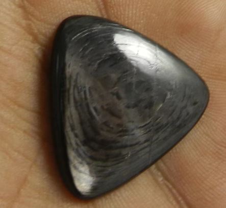 Natural Hypersthene 27x28mm Triangle Cab 575 gms loose gemstone for jewelry IG0640