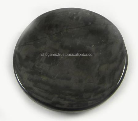 Natural Hypersthene 23mm Round Cabochon 645 gms Gemstone For Jewelry IG0641