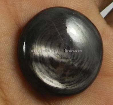 Natural Hypersthene 23mm Round Cabochon 645 gms Gemstone For Jewelry IG0641