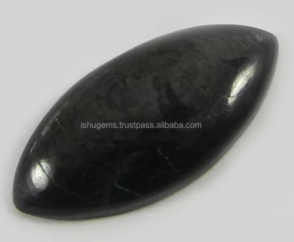 Image of Natural Hypersthene 15x31mm Marquise Cabochon 4.50 gms Loose Gemstone For Jewelry