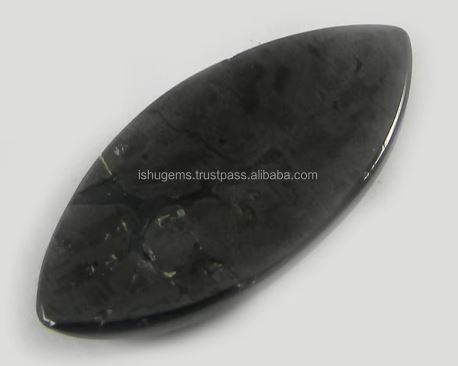Natural Hypersthene 15x31mm Marquise Cabochon 450 gms Loose Gemstone For Jewelry