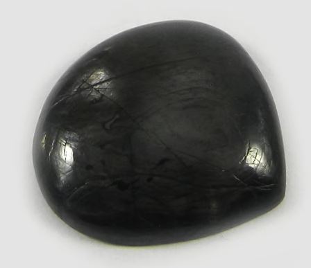 Natural Hypersthene 355 gms Heart 20mm Cabochon Loose Gemstone IG0645
