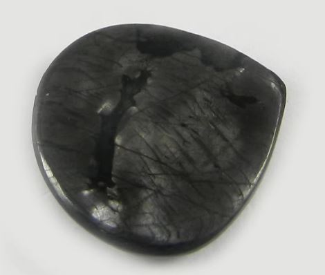 Natural Hypersthene 355 gms Heart 20mm Cabochon Loose Gemstone IG0645