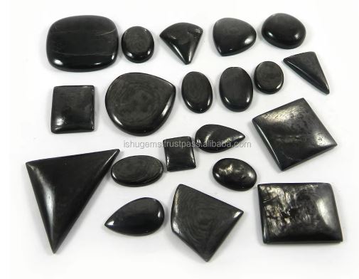 20Pcs Natural Hypersthene 100 gms Mix Shape gemstone for jewellery IG0648