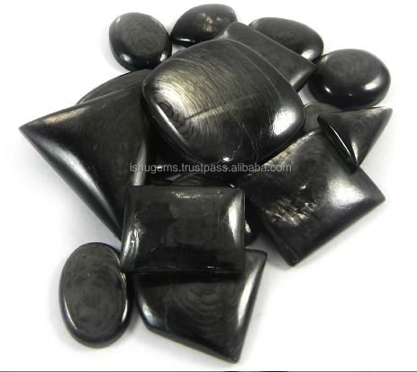 20Pcs Natural Hypersthene 100 gms Mix Shape gemstone for jewellery IG0648