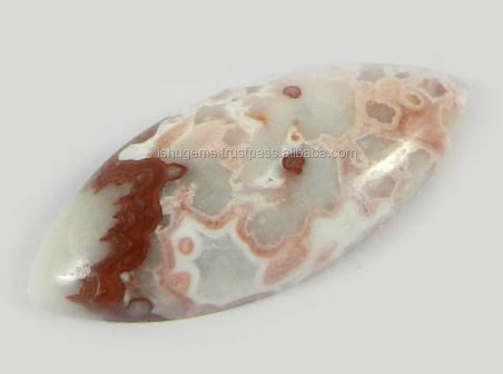 Natural Crazy Lace Agate 205 gms Marquise 12x26mm cabochon gemstone for jewellery IG0650