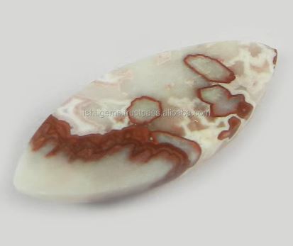 Natural Crazy Lace Agate 205 gms Marquise 12x26mm cabochon gemstone for jewellery IG0650