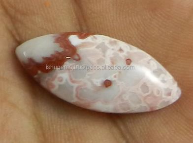 Natural Crazy Lace Agate 205 gms Marquise 12x26mm cabochon gemstone for jewellery IG0650