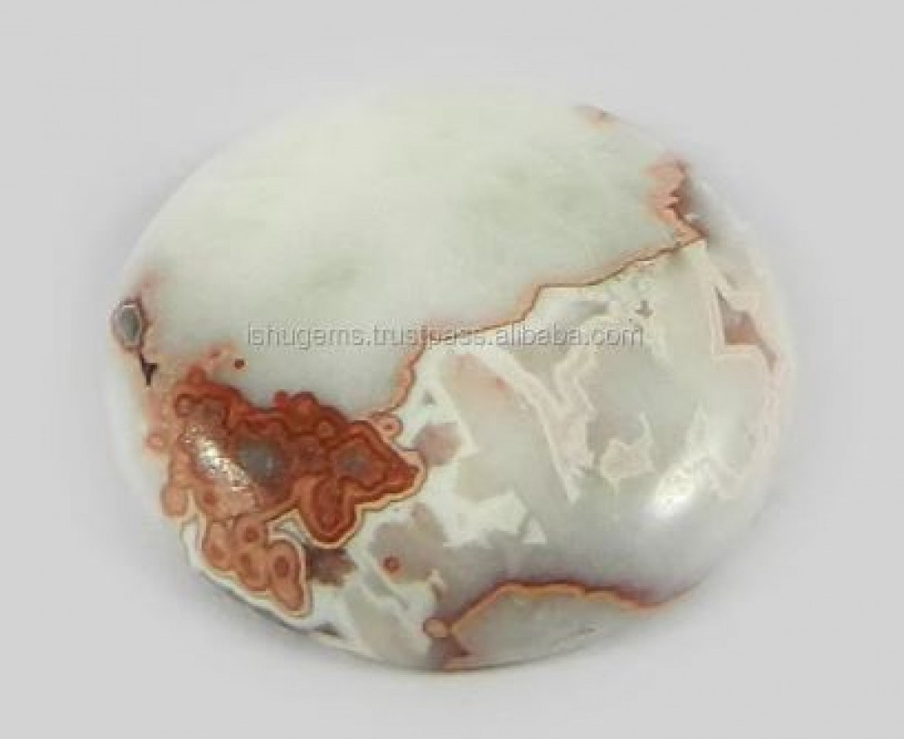Image of Hot Sale ! Crazy Lace Agate 2.85 Gms Round 19mm Cabochon Gemstone for Jewellery IG0652