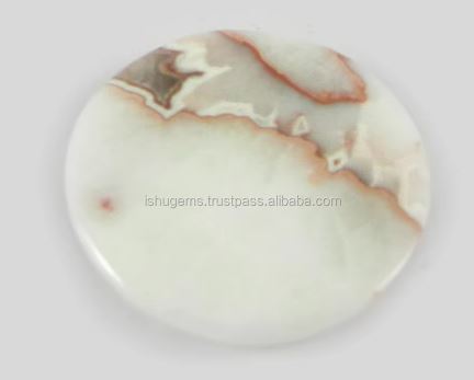 Hot Sale Crazy Lace Agate 285 Gms Round 19mm Cabochon Gemstone for Jewellery IG0652